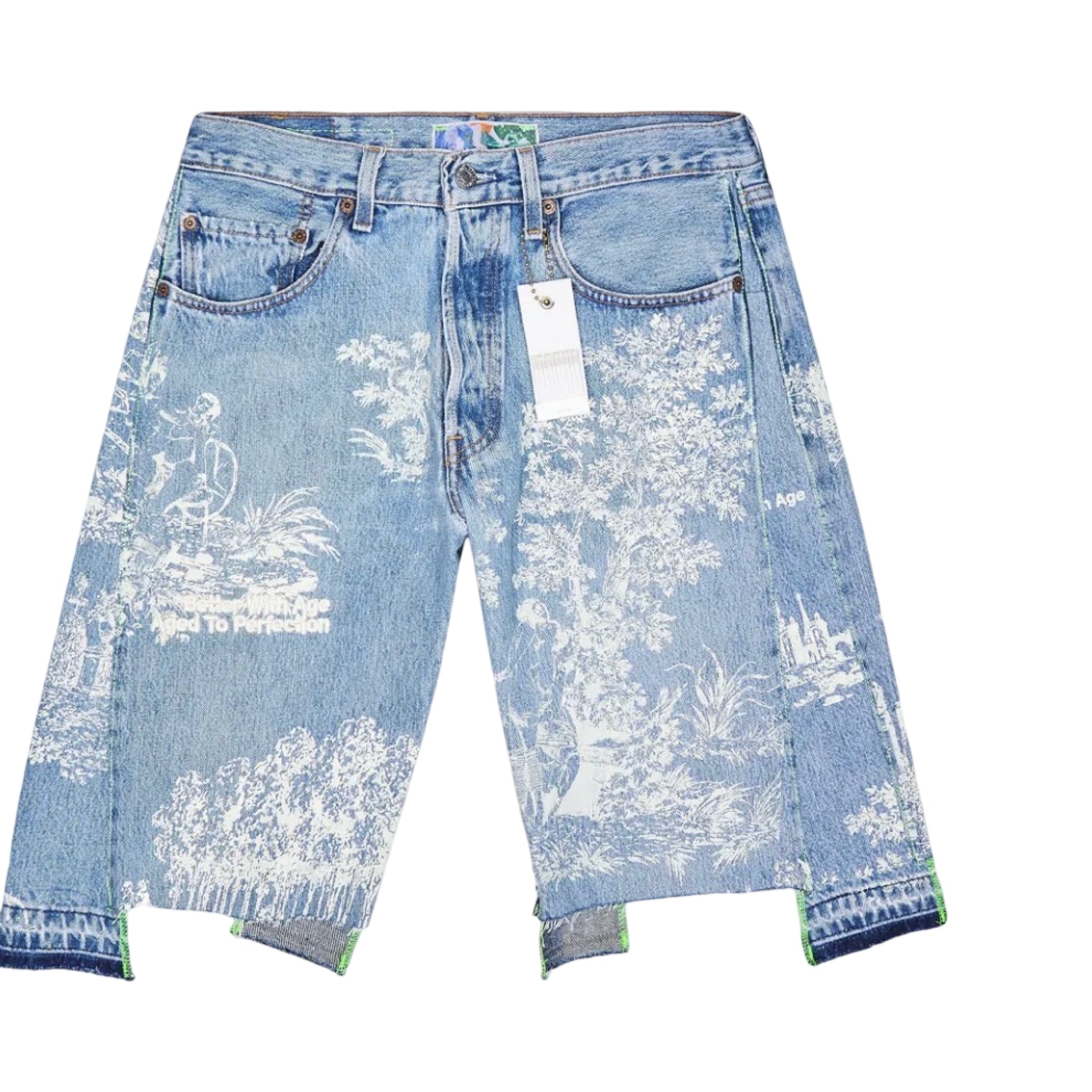 *Better With Age Teresa Wide Denim Shorts Indigo