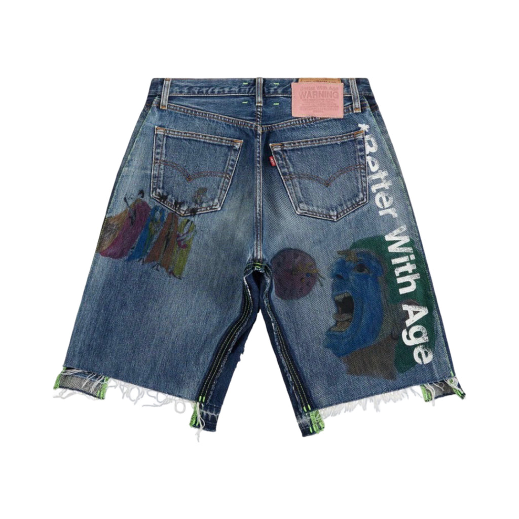*Better With Age Harrison Triple Wide Denim Shorts