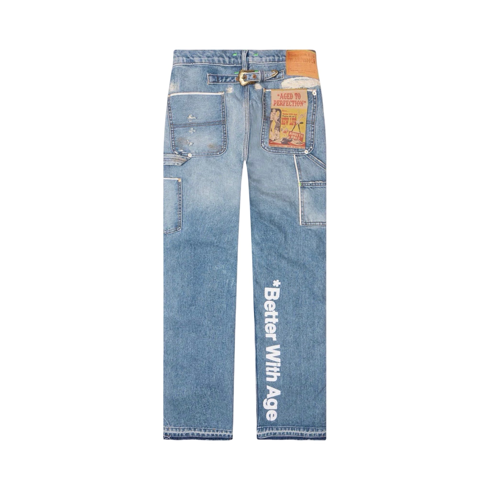 *Better With Age Mason Double Knee Denim Pants