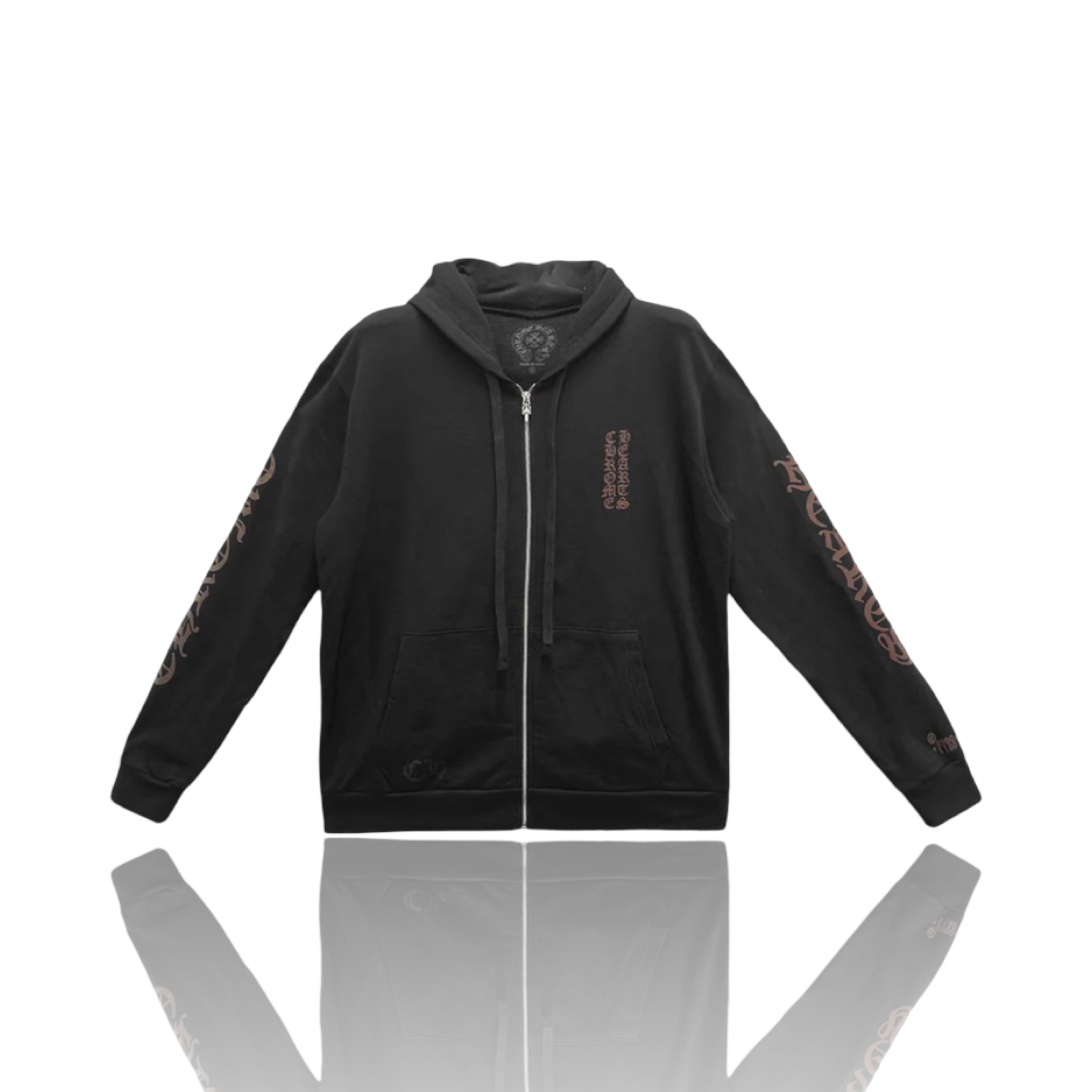 Chrome Hearts 1988 Zip Up Glitter Black/Brown