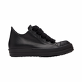 Rick Owens Leather Jumbo Lace Low Black/Black