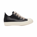 Rick Owens Leather Jumbo Lace Low Black/Milk