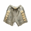 Satoshi Nakamoto Destroyed Patchwork SweatShorts