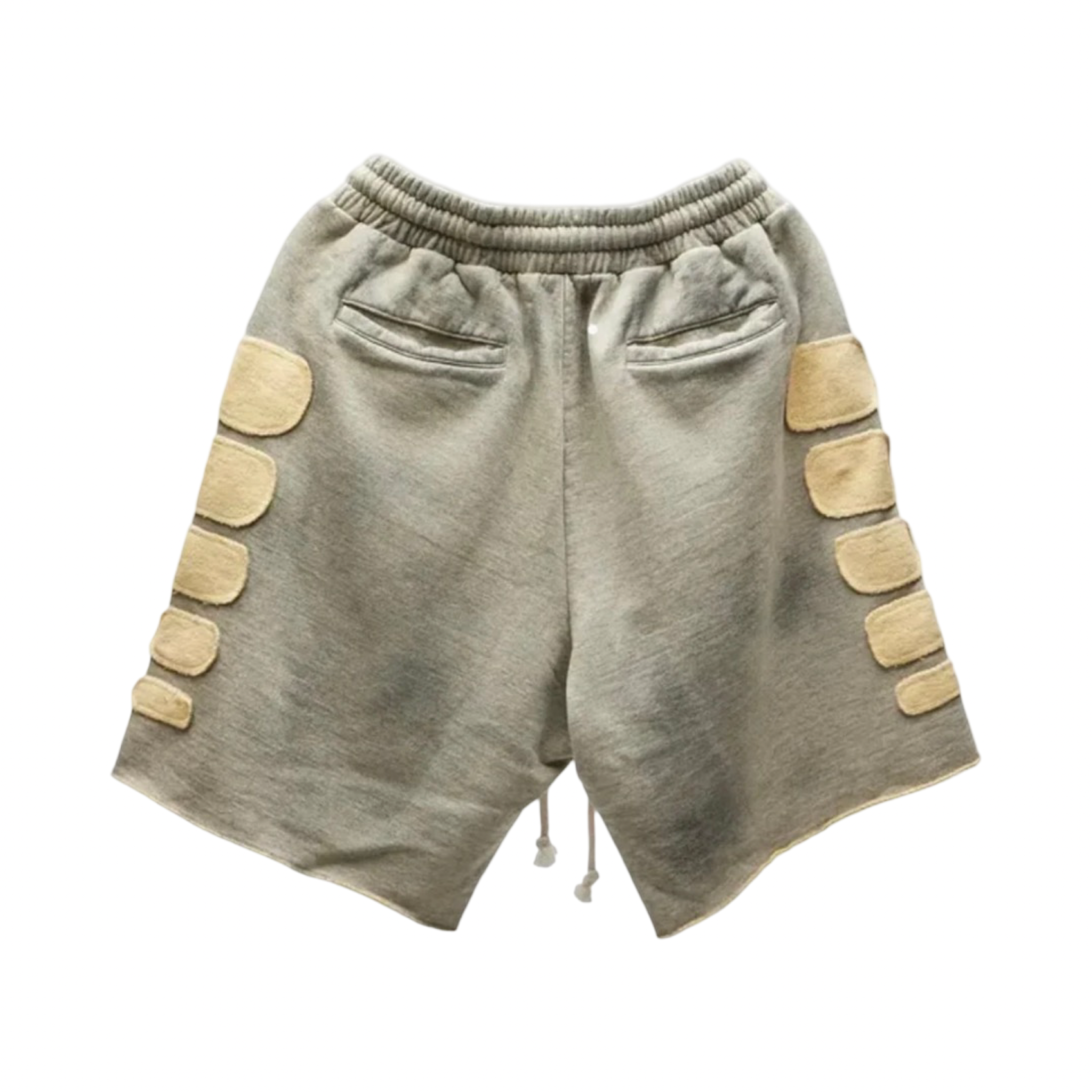 Satoshi Nakamoto Destroyed Patchwork SweatShorts