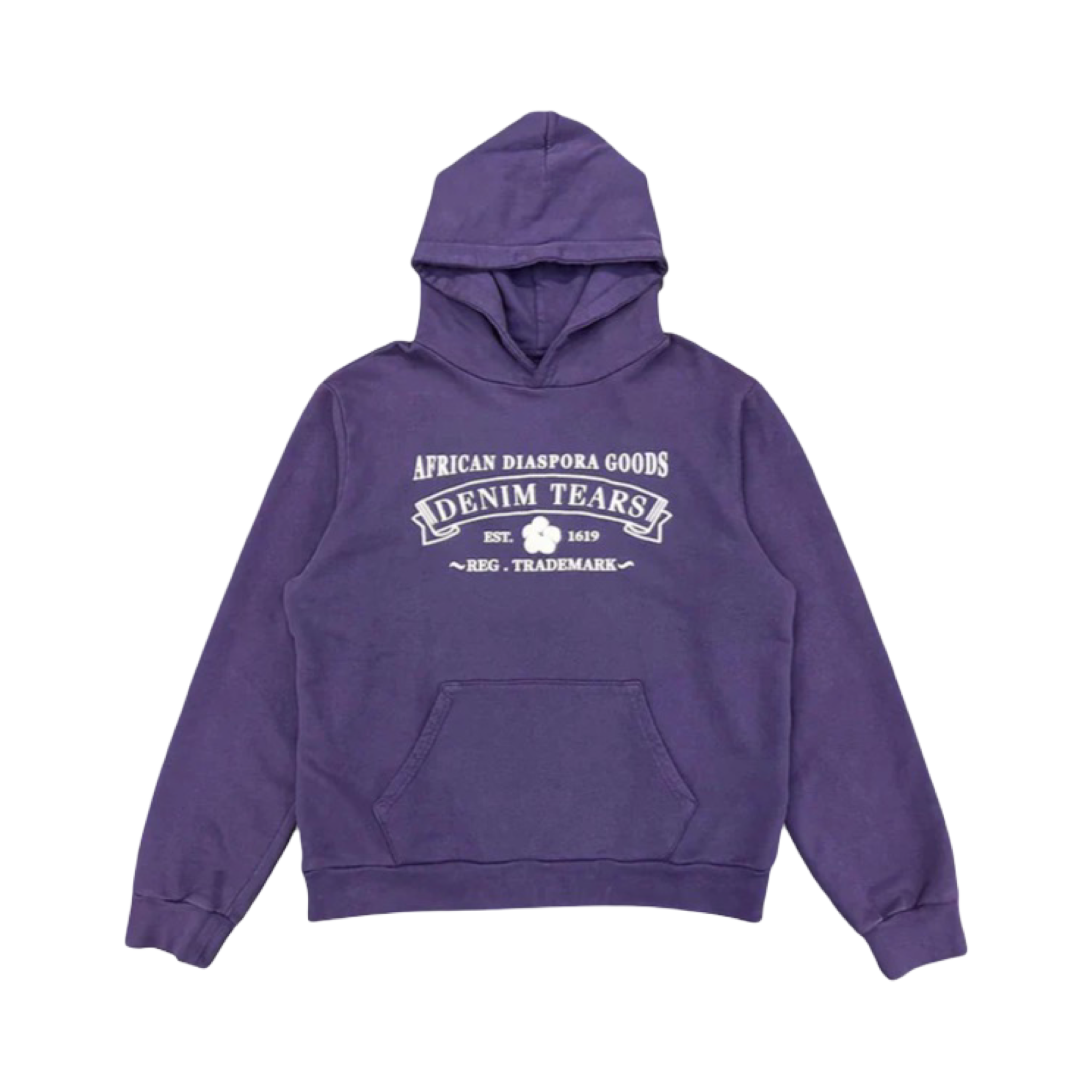 Denim Tears Washed Purple Hoodie