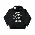 Anti Social Social Club x Undefeated Club Hoodie Black