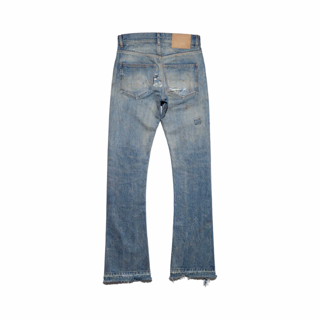 Amiri MX1 Clay Indigo Green Patch Denim
