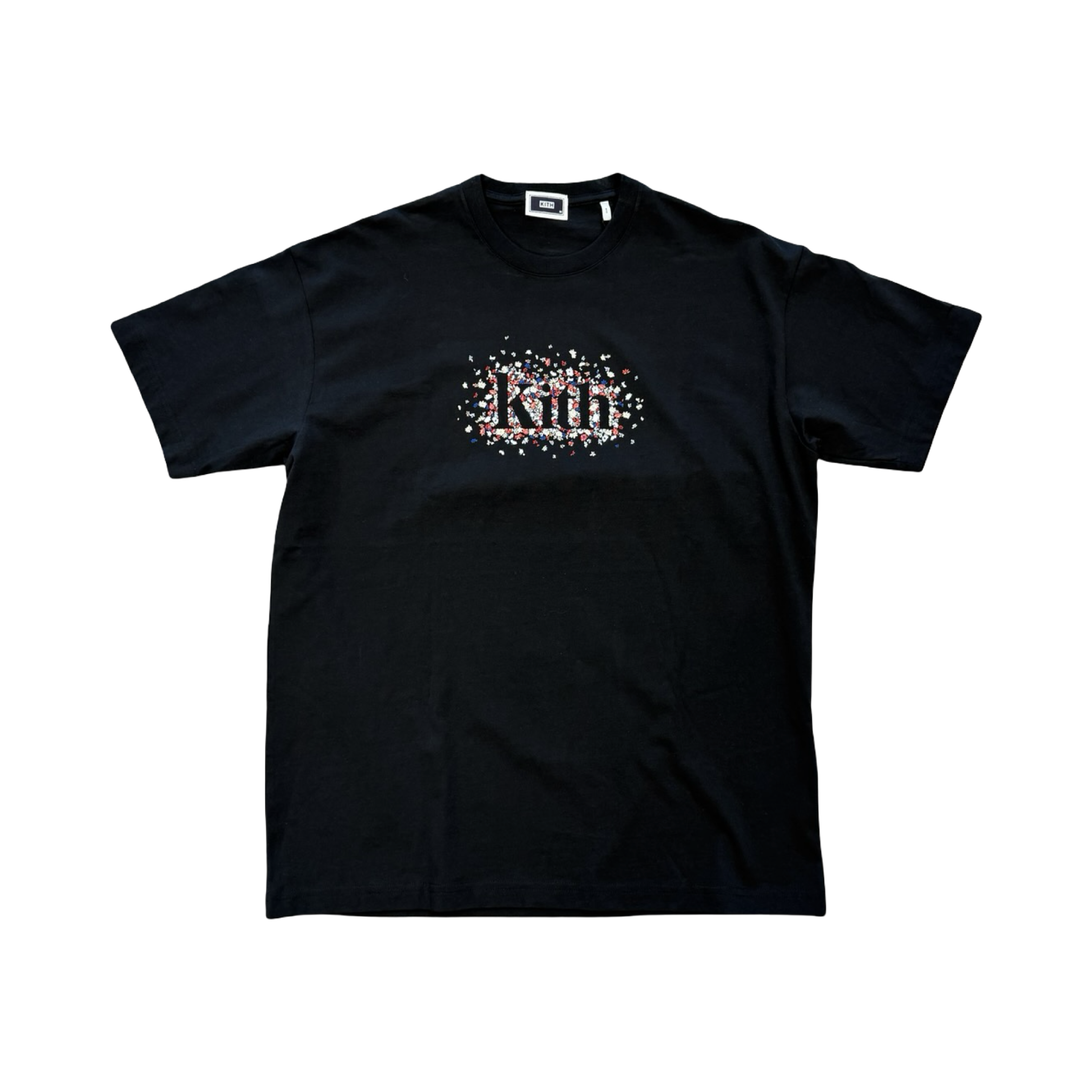 Kith Meadow Serif Tee Black