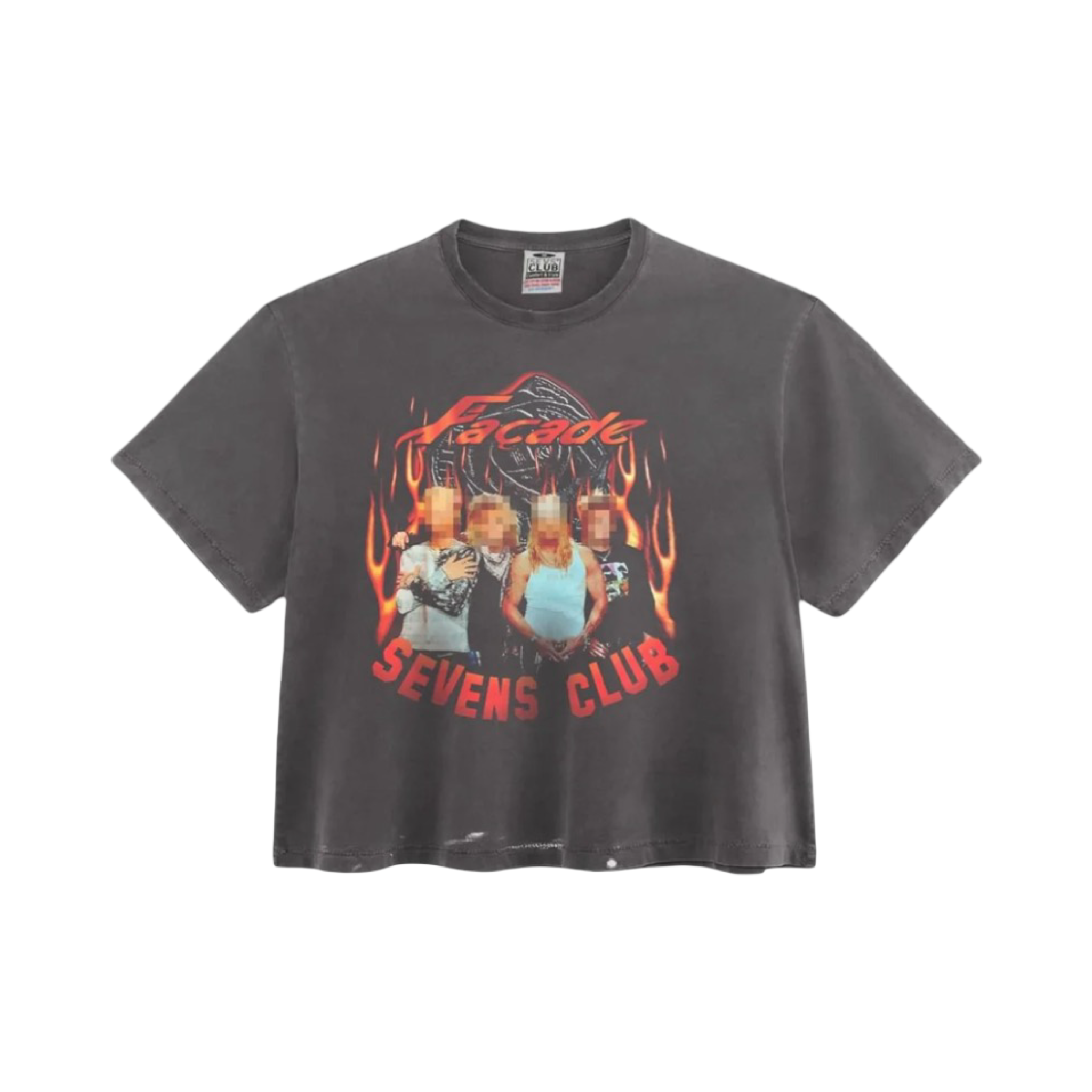 Triple Sevens Flame Rock Tee Black