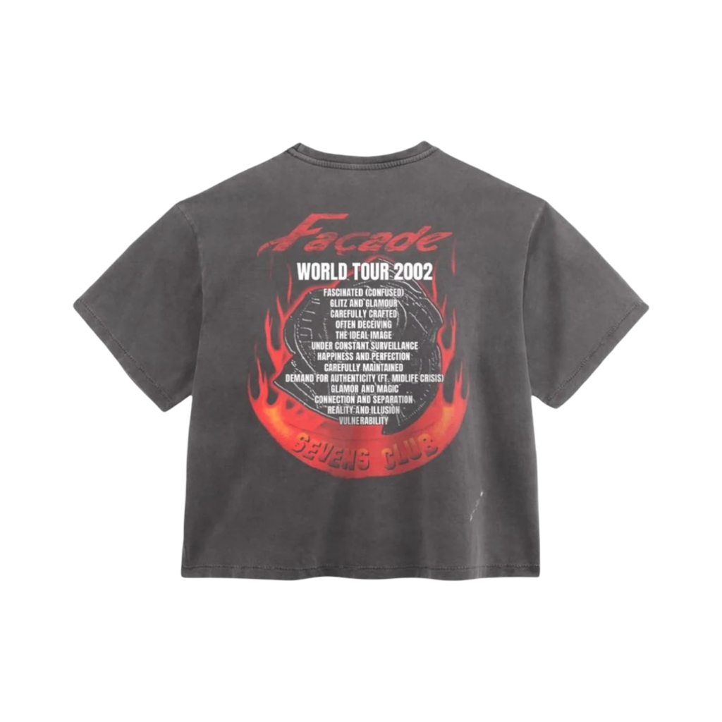 Triple Sevens Flame Rock Tee Black