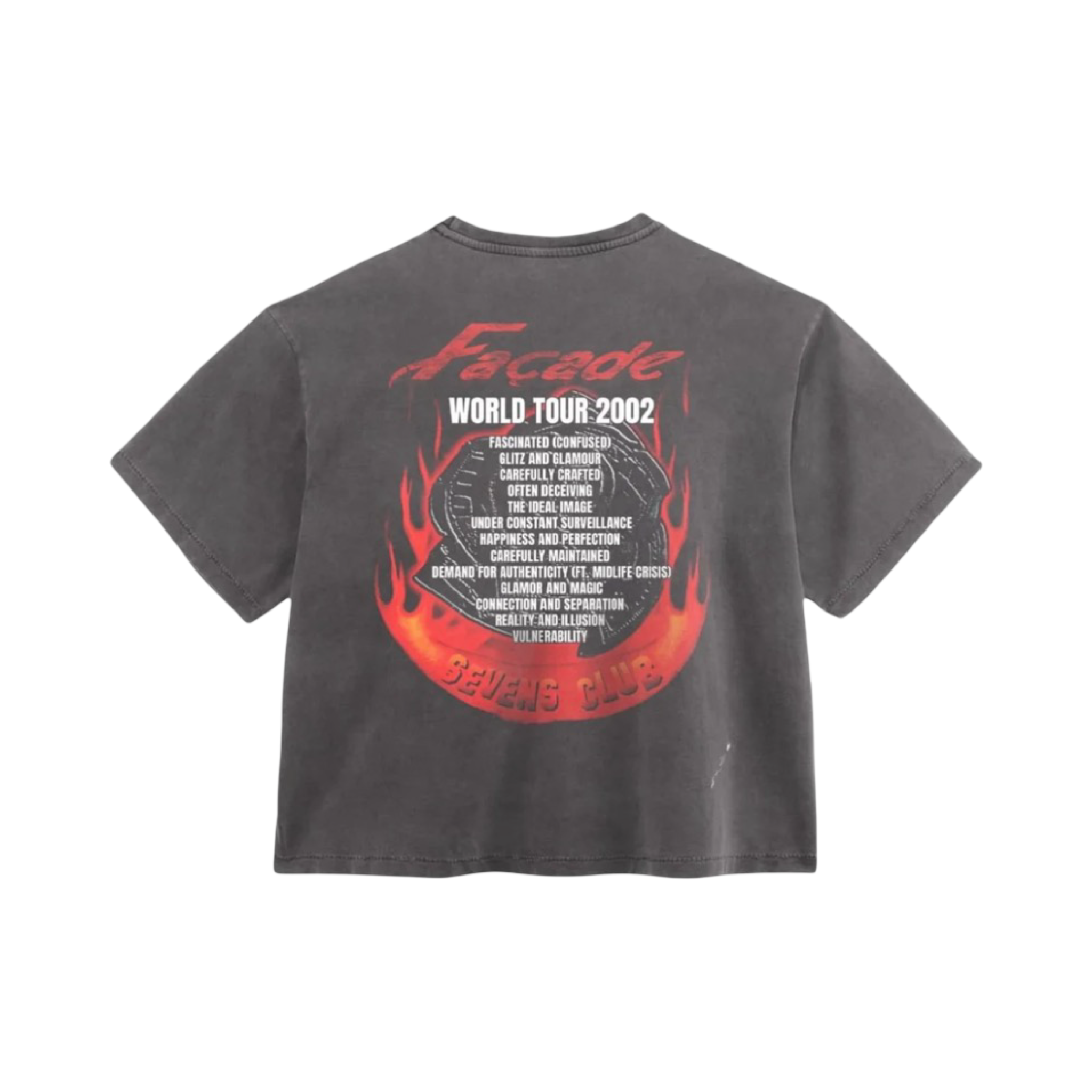 Triple Sevens Flame Rock Tee Black