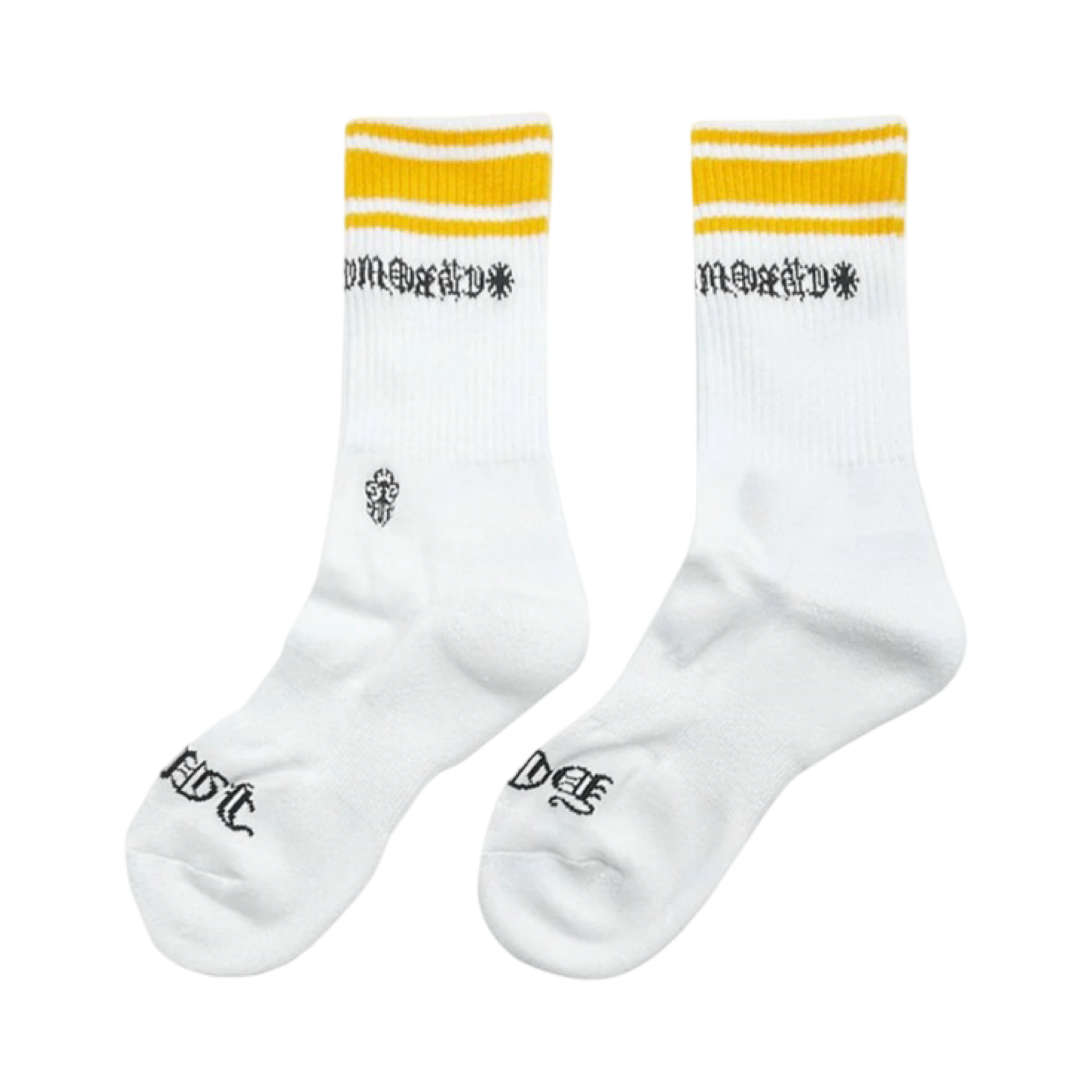 Chrome Hearts Sport Socks White/Yellow
