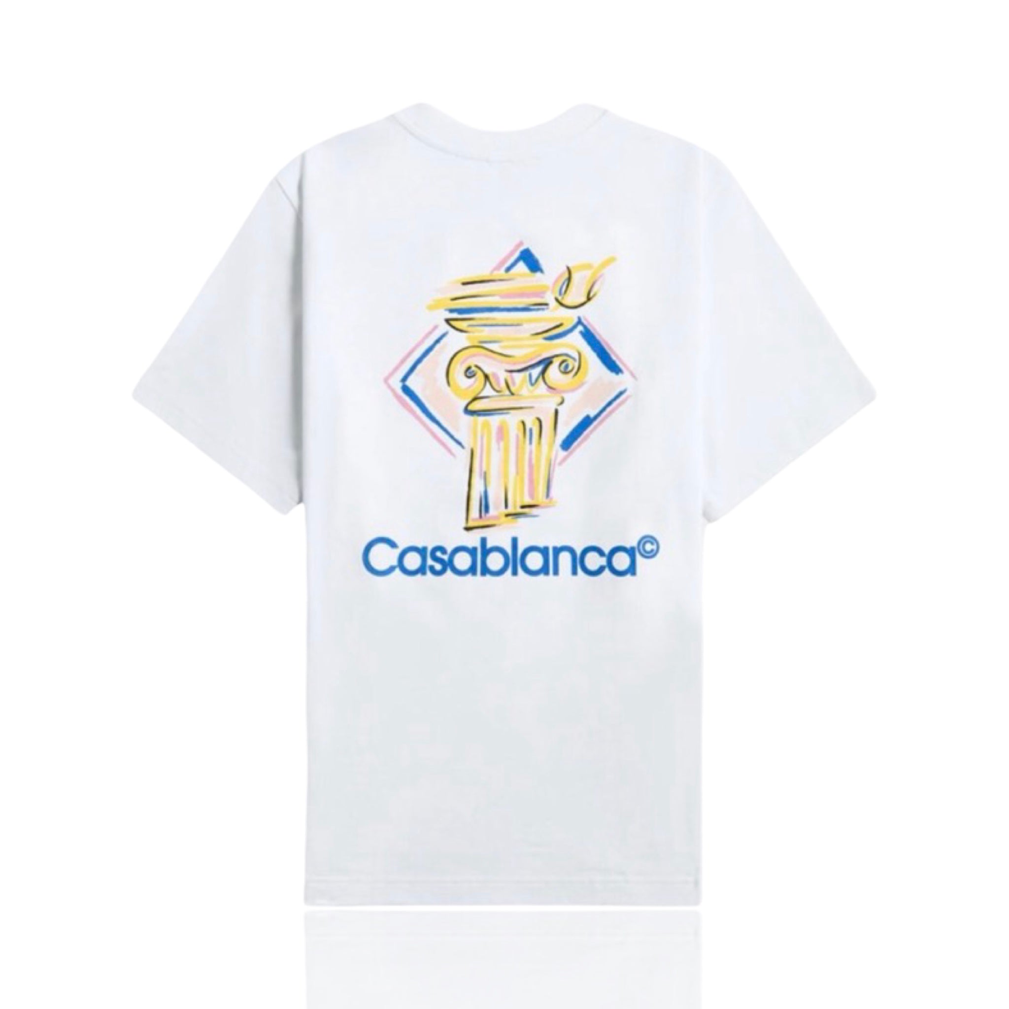 Casablanca Diamond Column Printed Tee