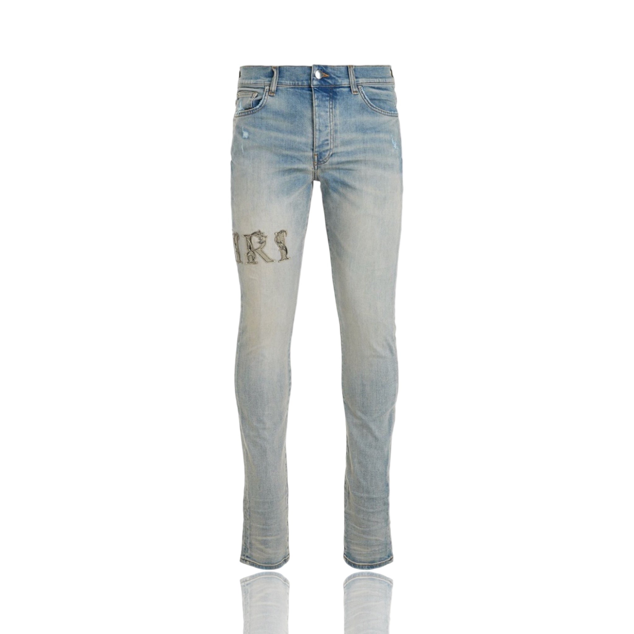 Amiri Blue Baroque Jeans