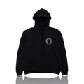 Chrome Hearts Floral Glitter Friends & Family Black/Purple Hoodie