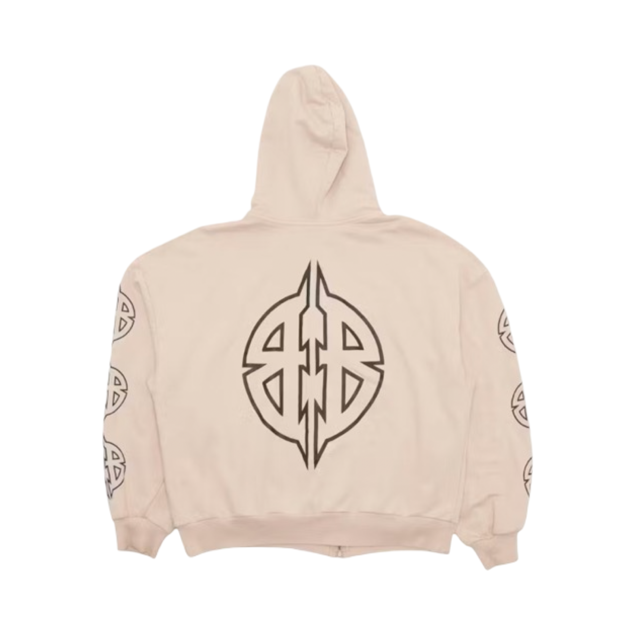 Balenciaga Metal BB Stencil Zip Up