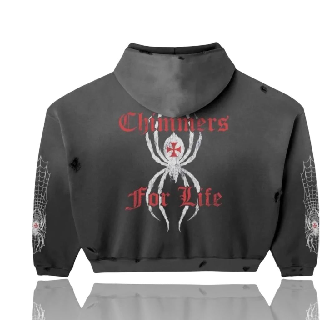 Happy Memories Don't Die Black Widow Zip Black