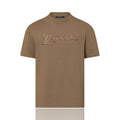 Louis Vuitton Embroidered Logo Brown Tee