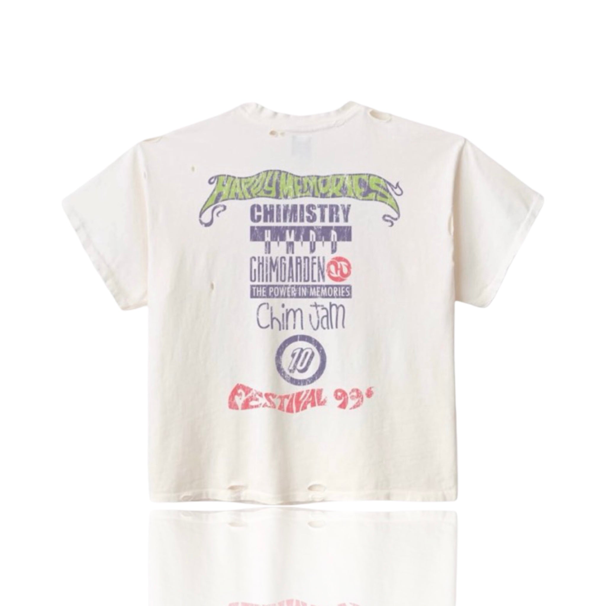 Happy Memories Don't Die Palooza Tee White