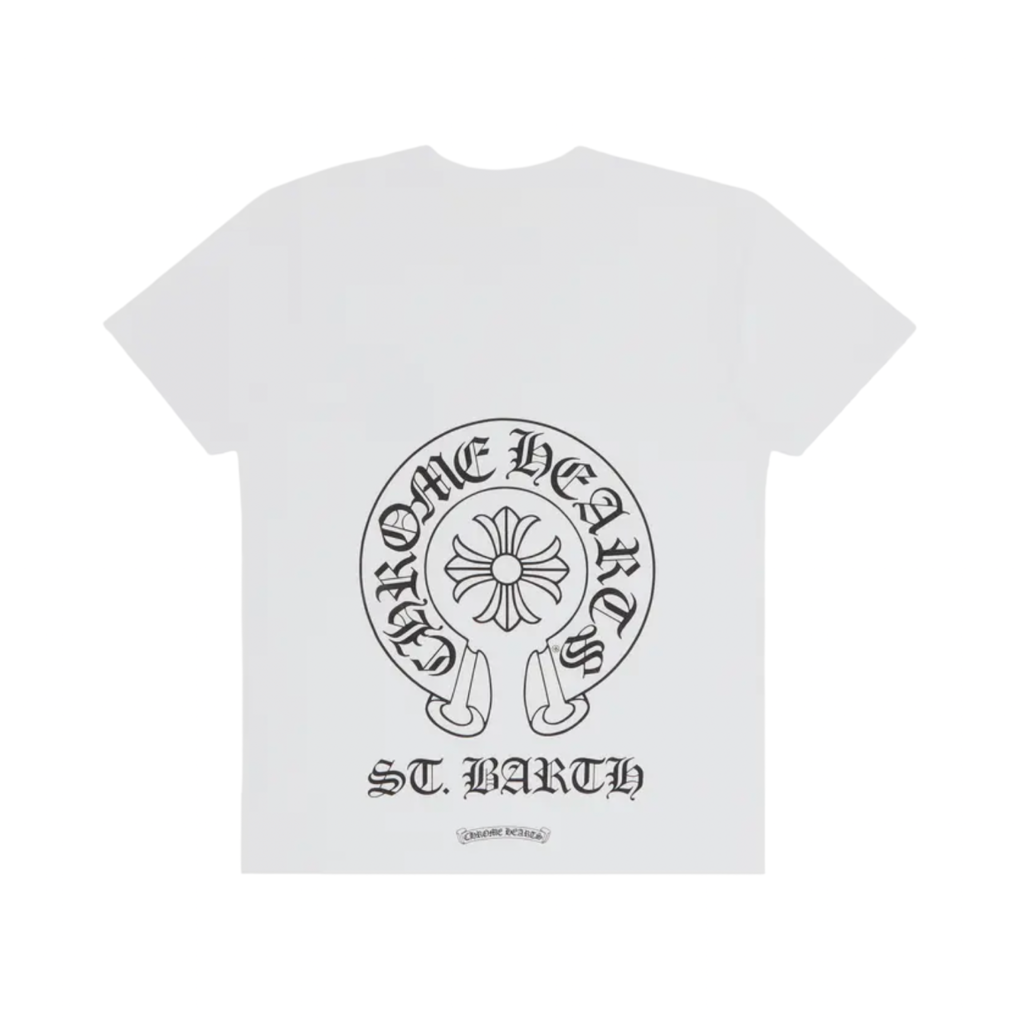 Chrome Hearts St. Barths Exclusive Horseshoe Logo Tee White