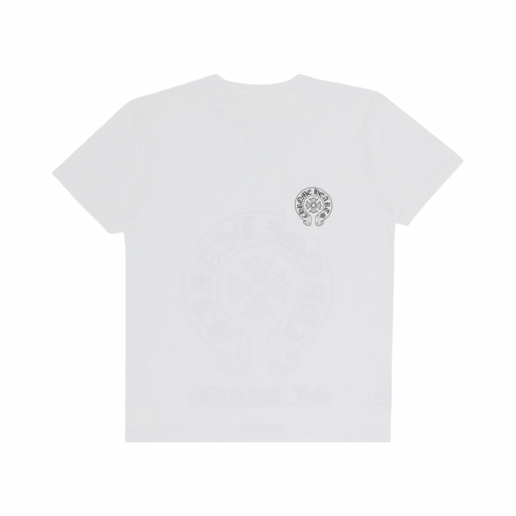 Chrome Hearts St. Barths Exclusive Horseshoe Logo Tee White