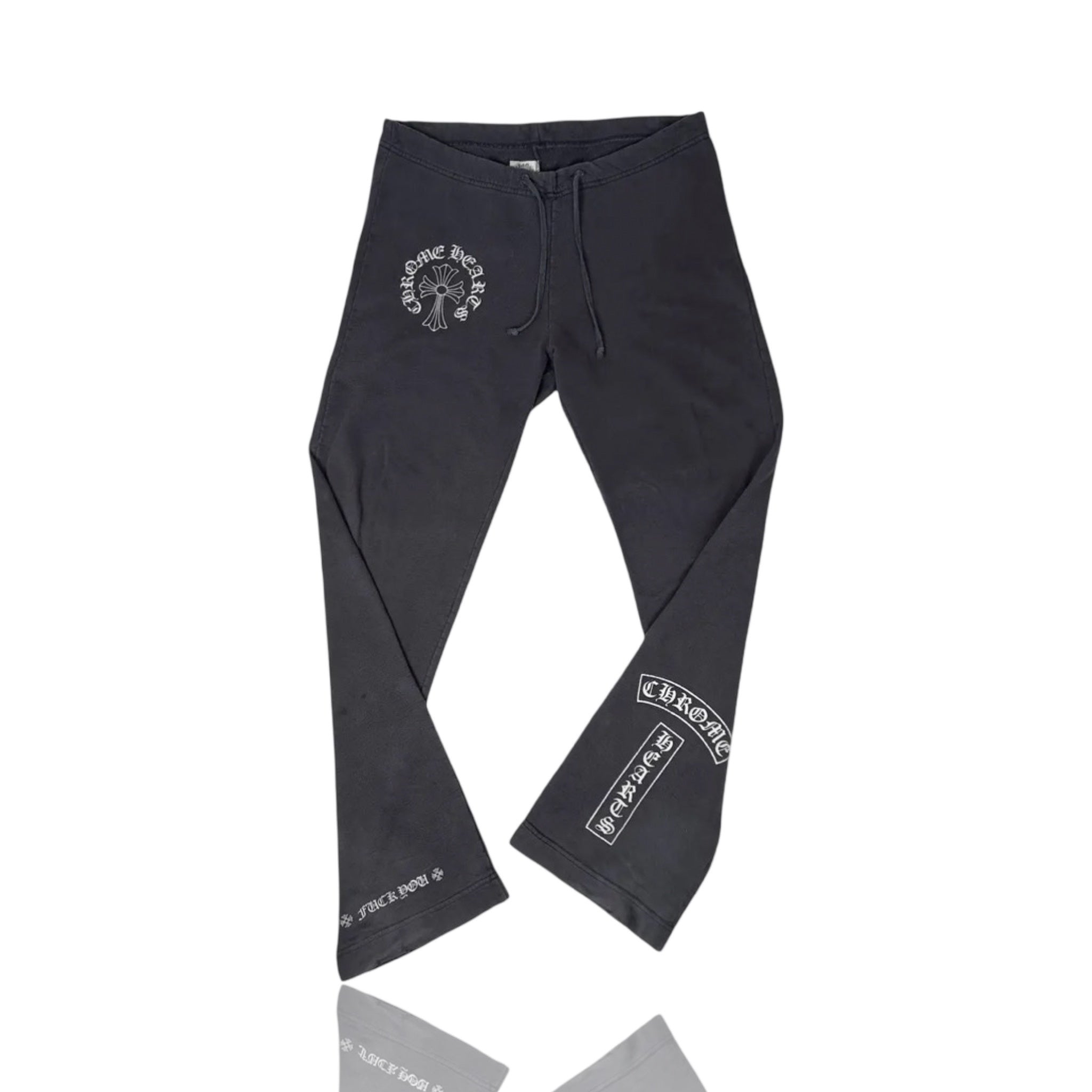 Chrome Hearts Black White Cross Logo Sweats