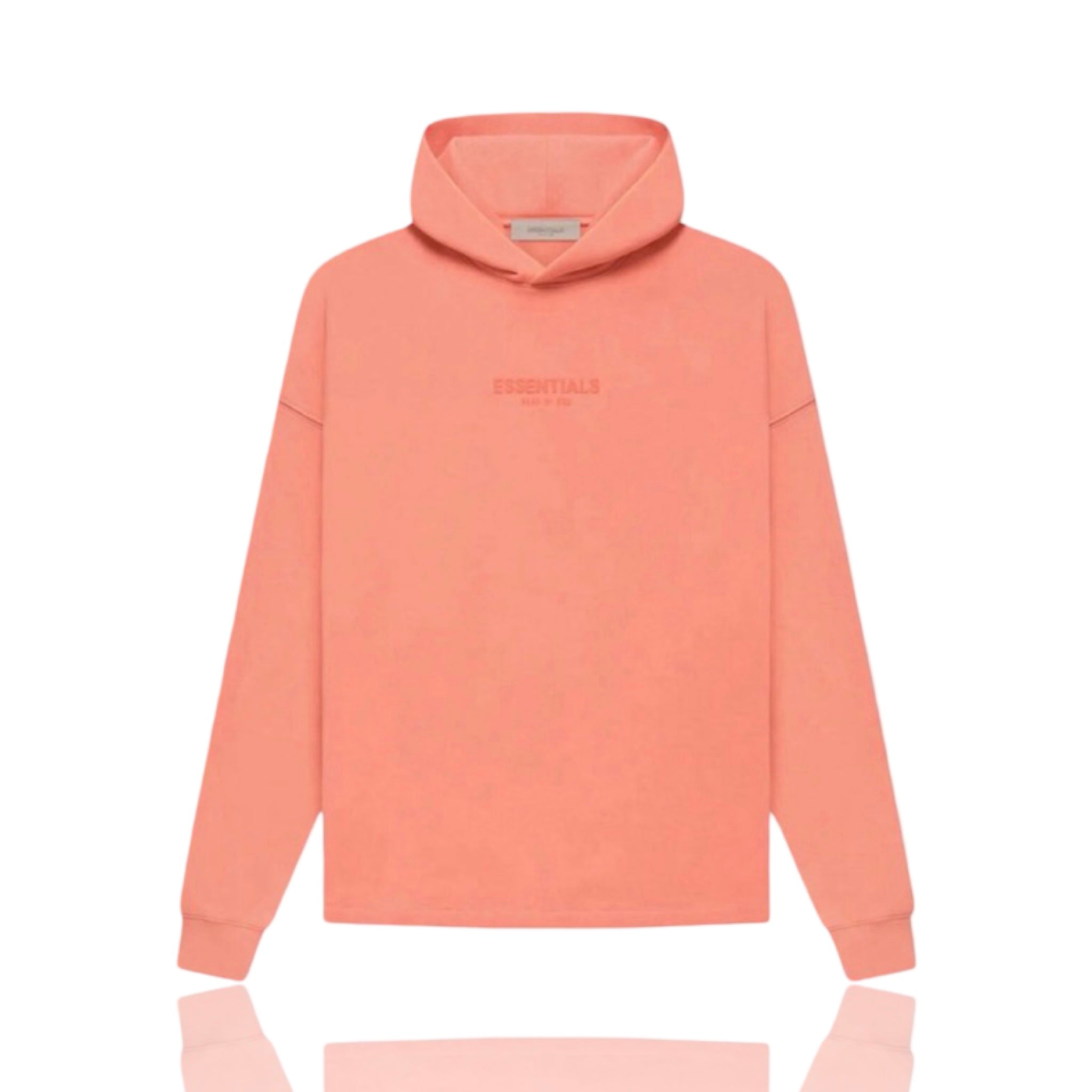 Essentials Coral Relaxed Hoodie