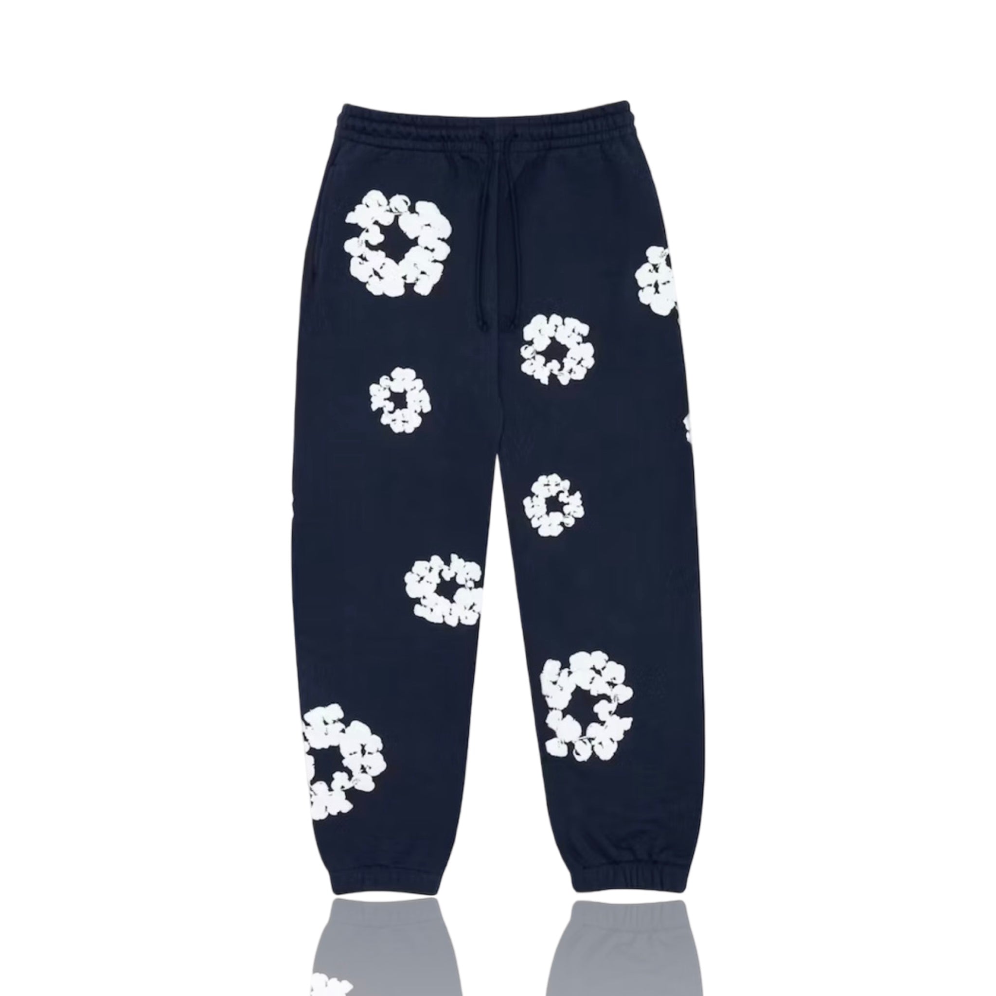 Denim Tears Cotton Wreath Sweatpants Navy