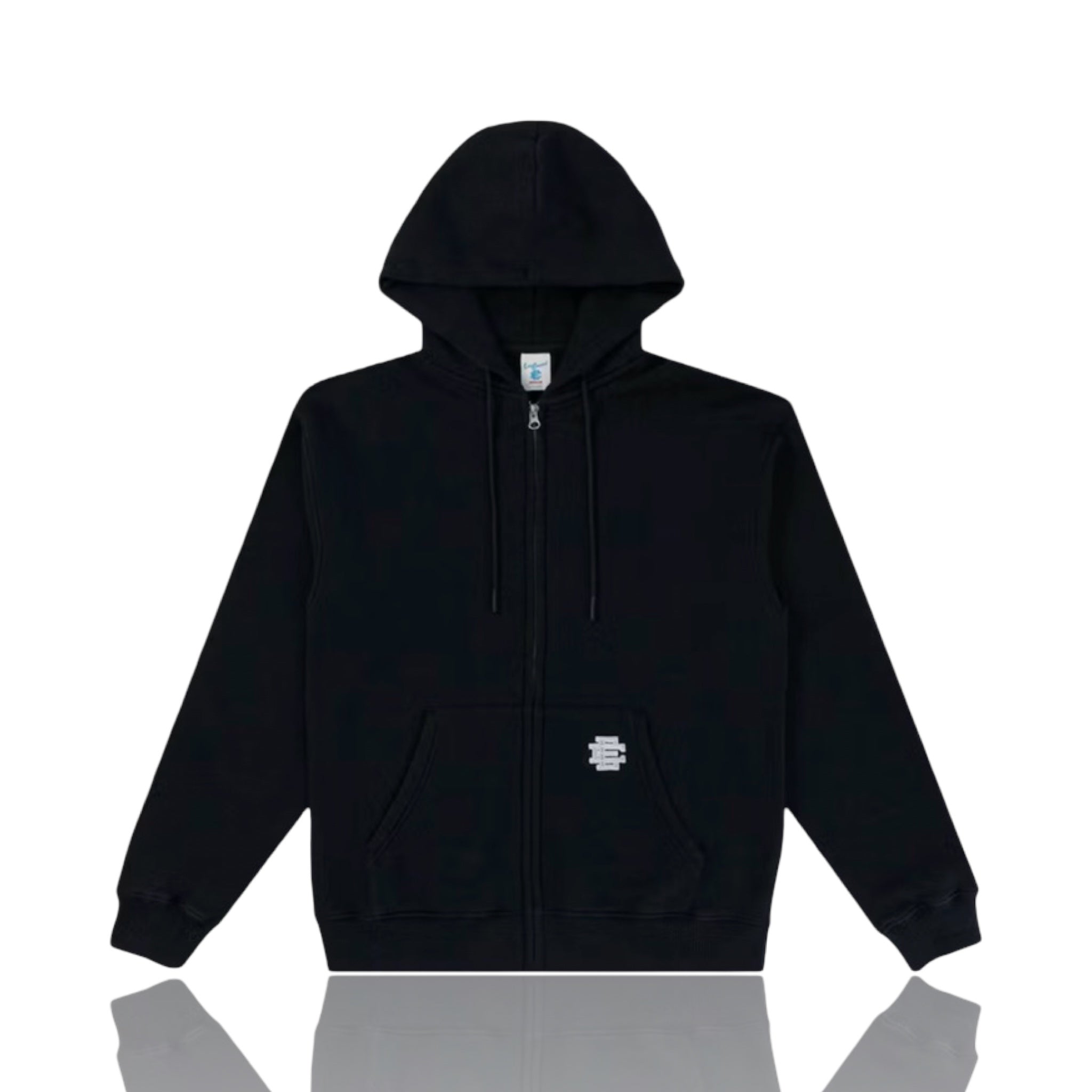 Eric Emanuel Full Zip Hoodie Black/Grey
