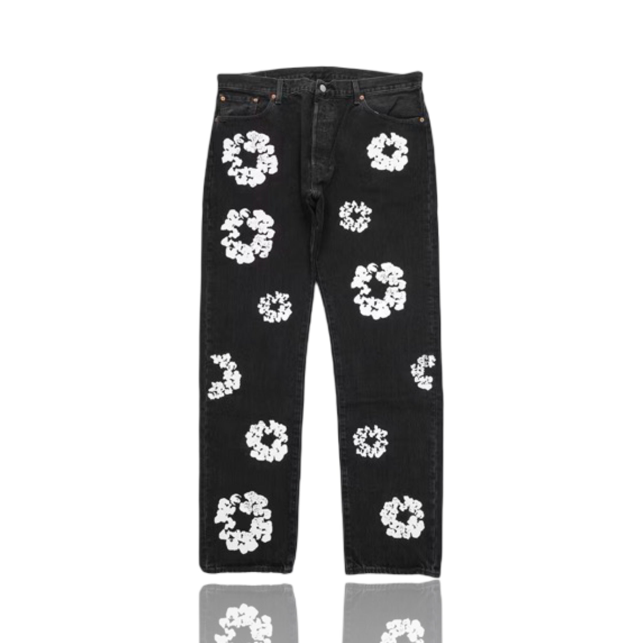 Denim Tears x Levi's Cotton Wreath Jean Black