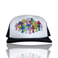 Chrome Hearts Multicolor Cemetery Cross Trucker Black