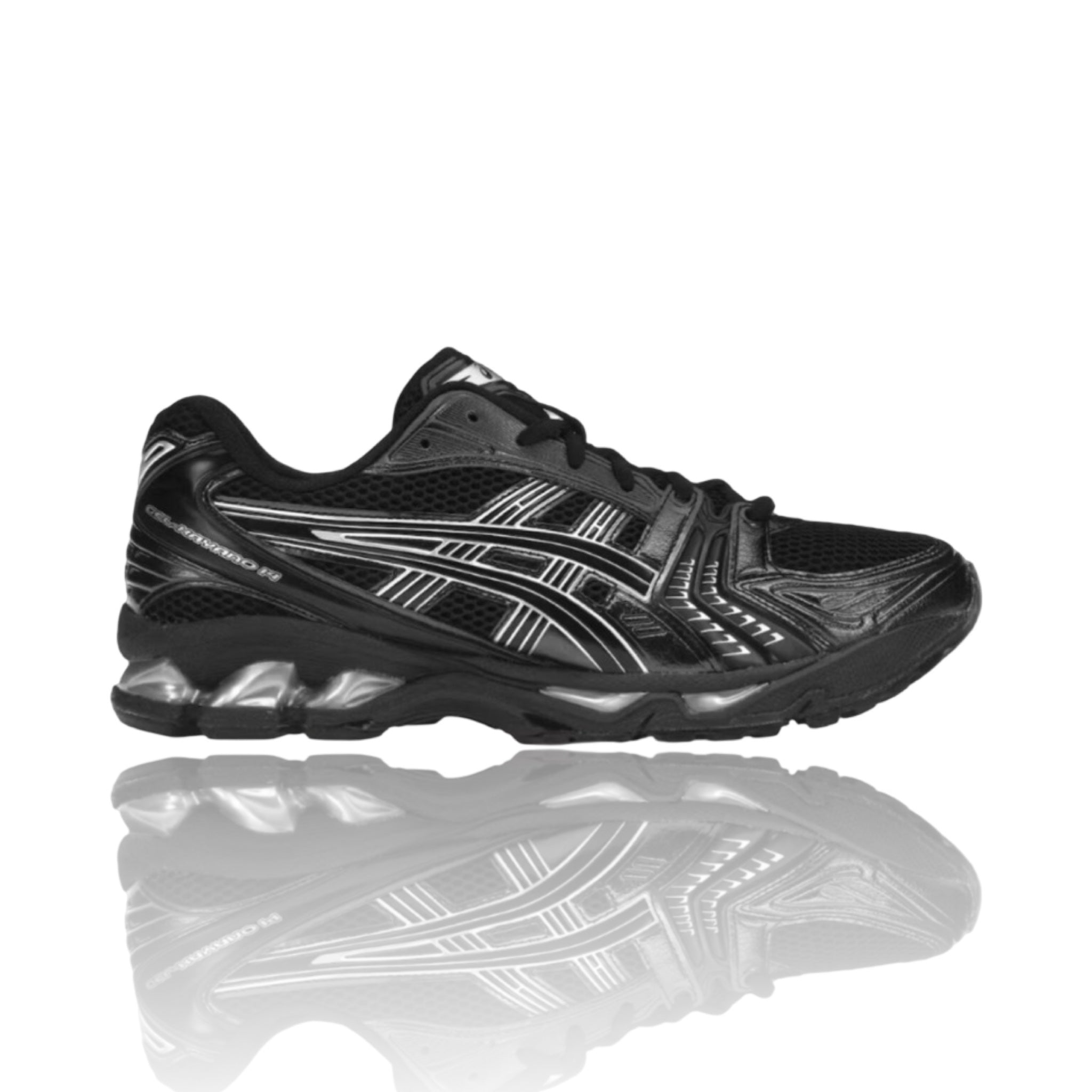Asics Gel-Kayano 14 Black Pure Silver