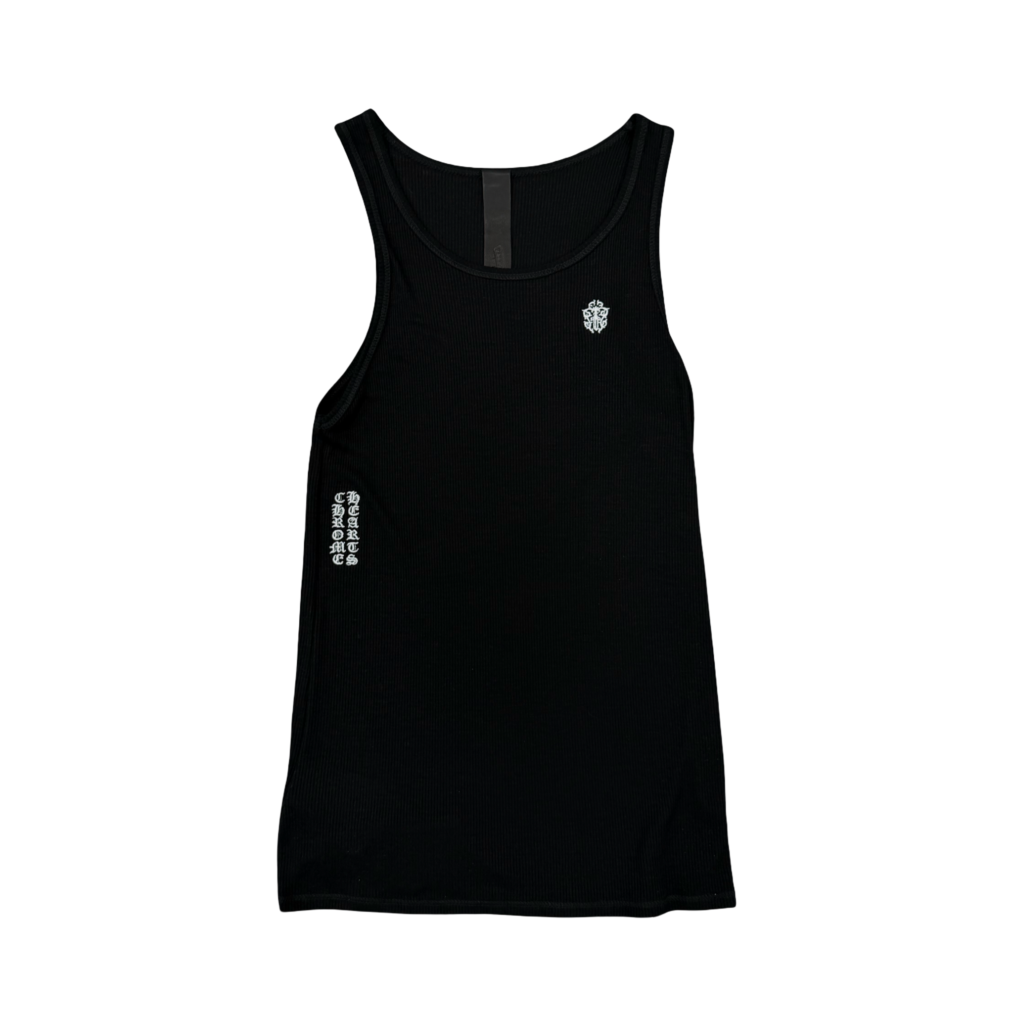 Chrome Hearts Embroidered Eye Chart Tank Top Black