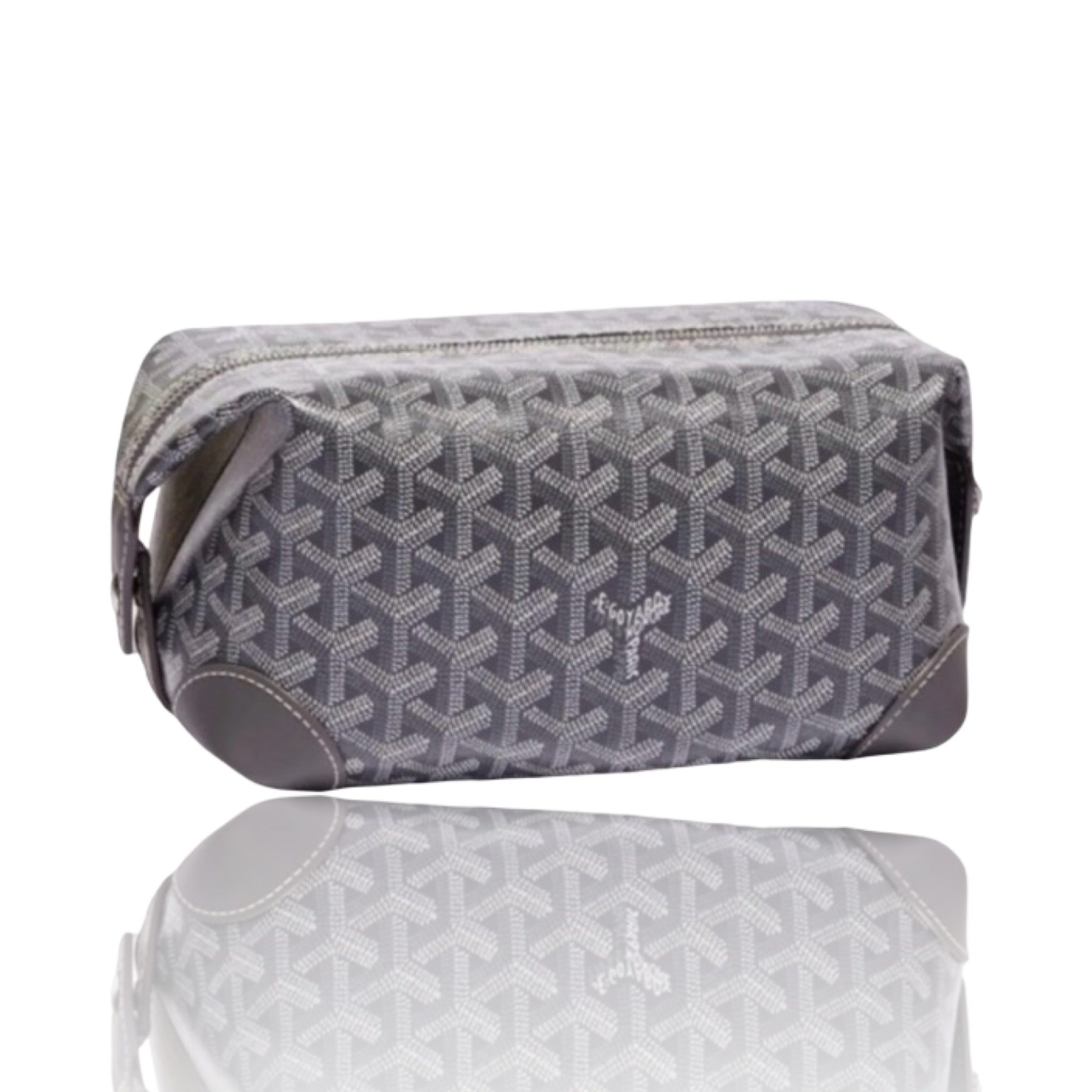 Goyard Bowling 25 Toiletry Bag Grey