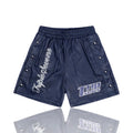 Triple Sevens 07 Nylon Button Up Shorts Navy