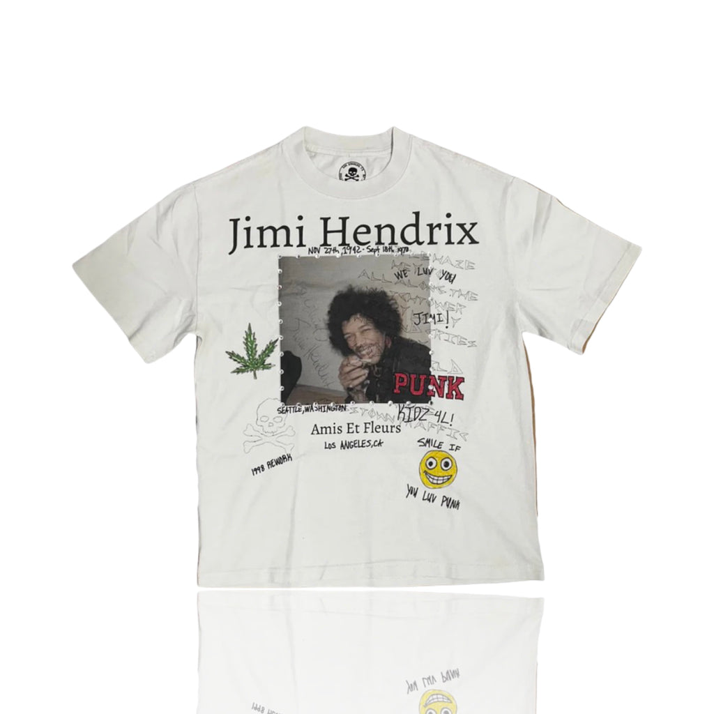 Amis Et Fleurs Jimi Hendrix Tee