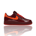 Nike Air Force 1 Low Patent Leather Dark Team Red Orange
