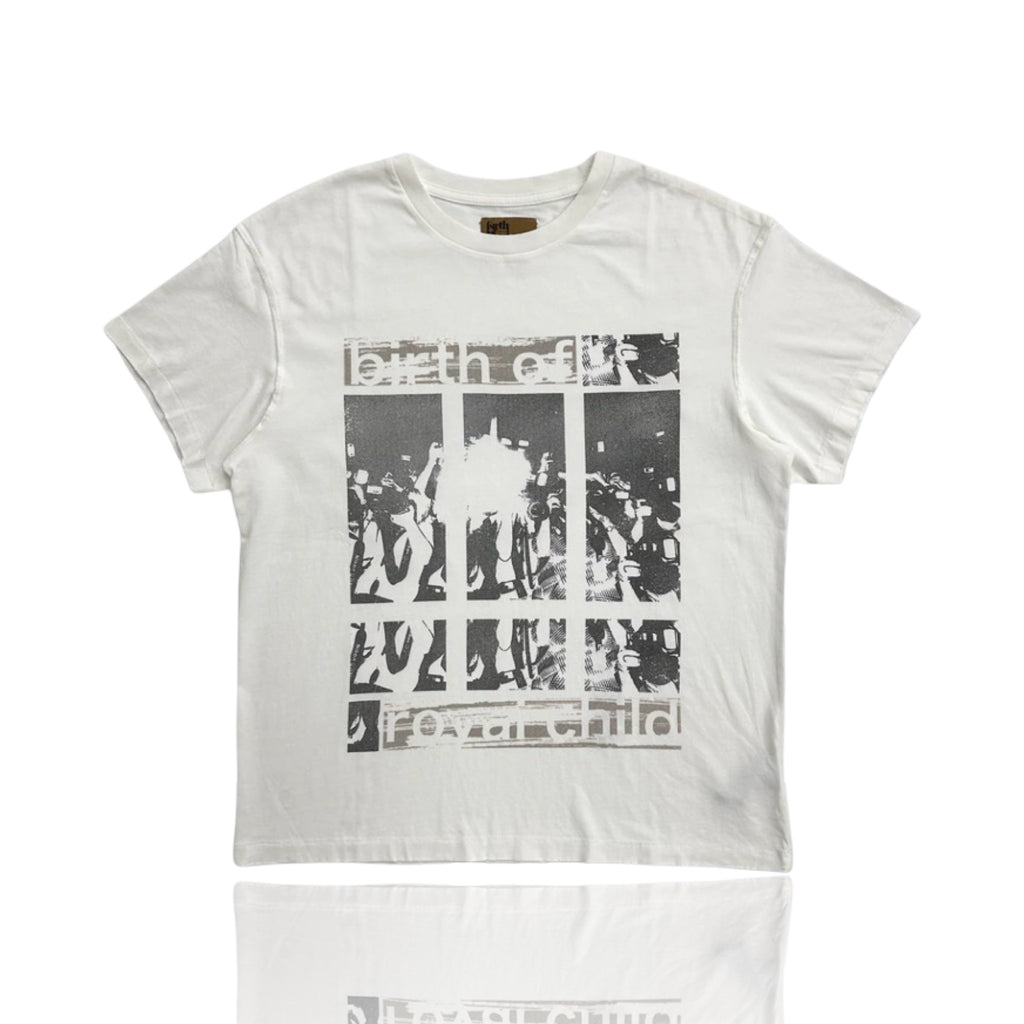 Birth Of Royal Child Flashlight Tee White