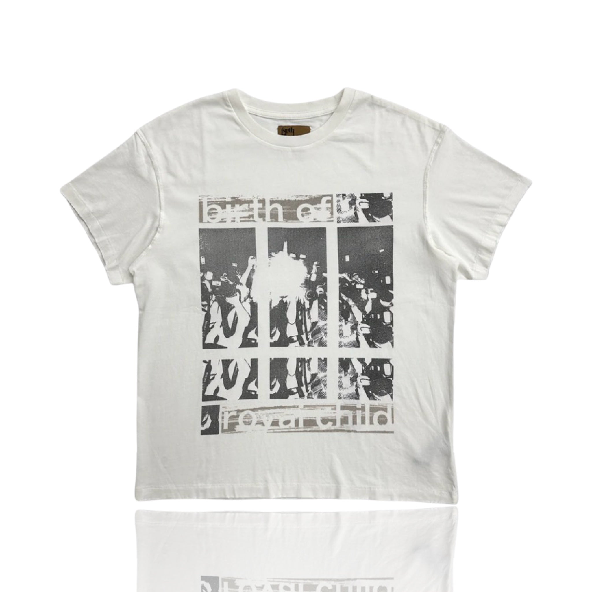 Birth Of Royal Child Flashlight Tee White