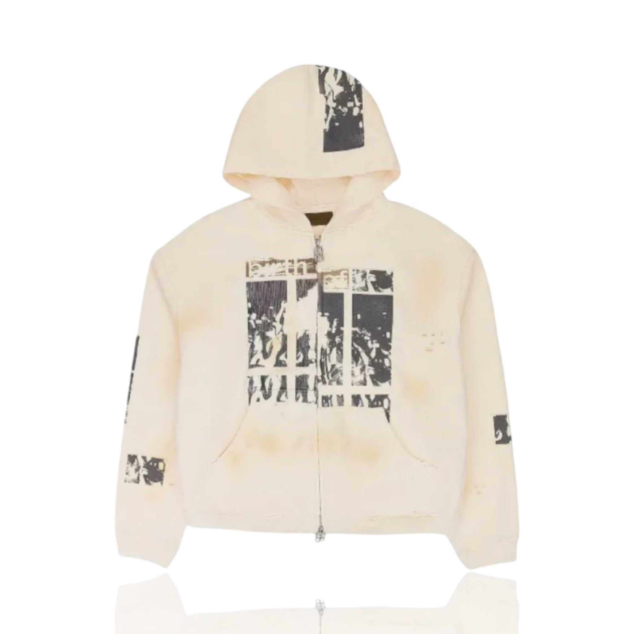 Birth Of Royal Child Flashlight Hoodie White