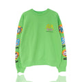 Chrome Hearts X Matty Boy Sex Records Logo Slime Green Crewneck