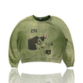 Enfants Riches Deprimes My Death My Life Crewneck Green