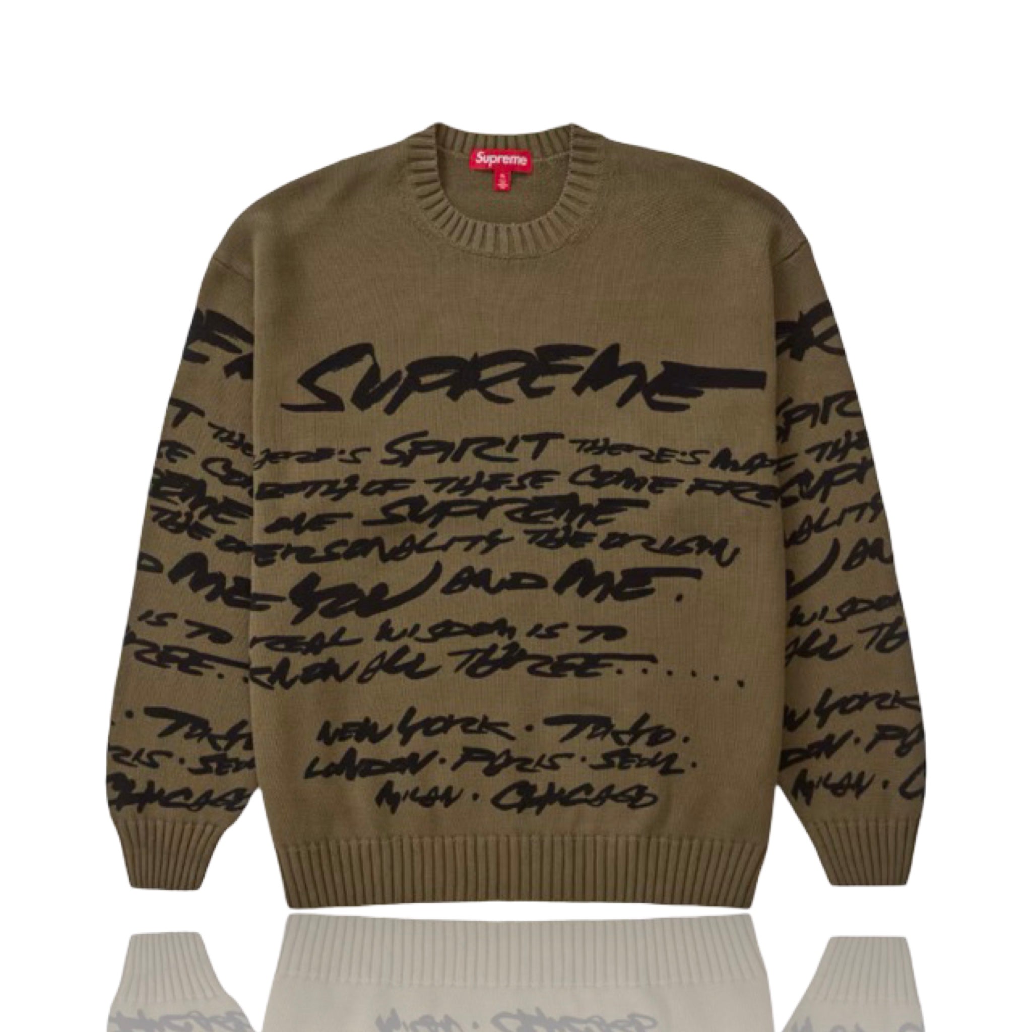 Supreme Futura Sweater Olive