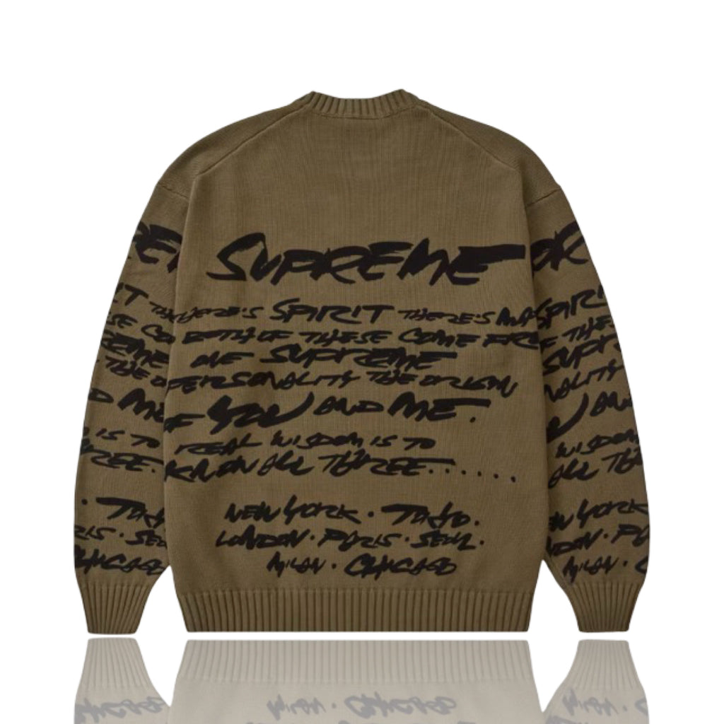 Supreme Futura Sweater Olive