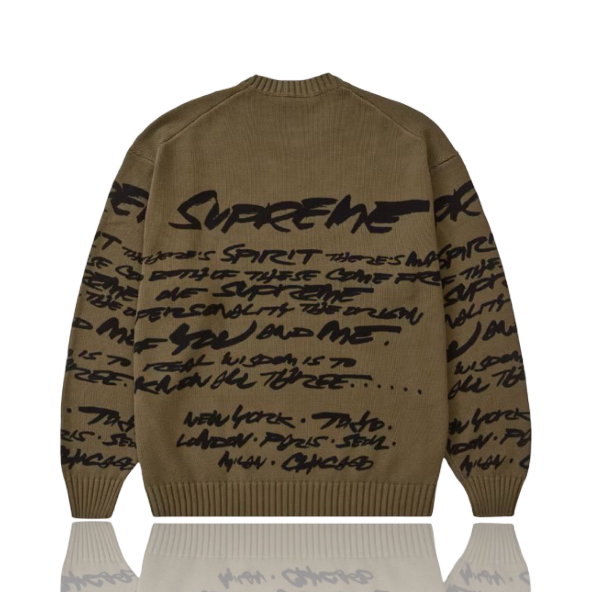 Supreme Futura Sweater Olive