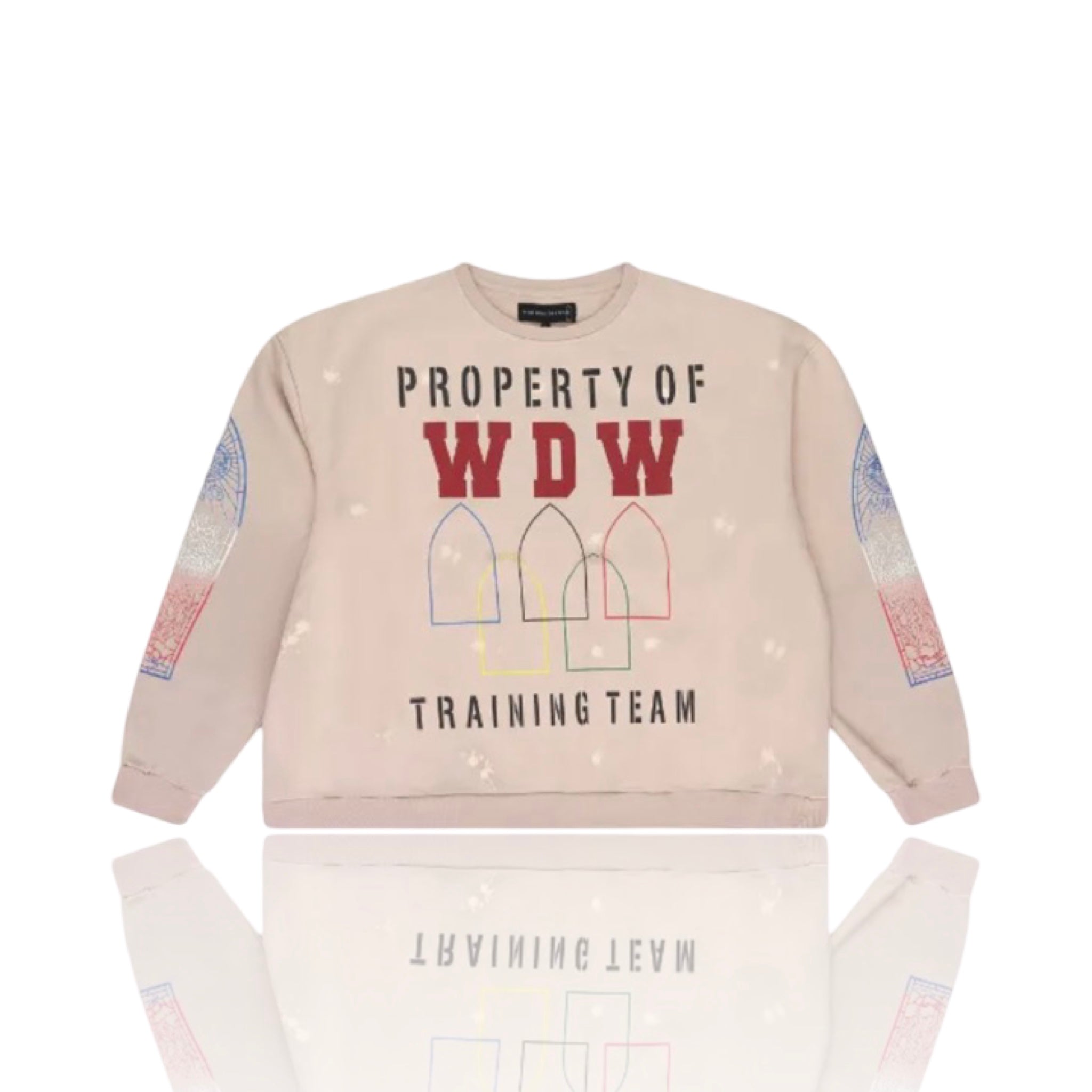 Who Decides War Pink Training Crewneck