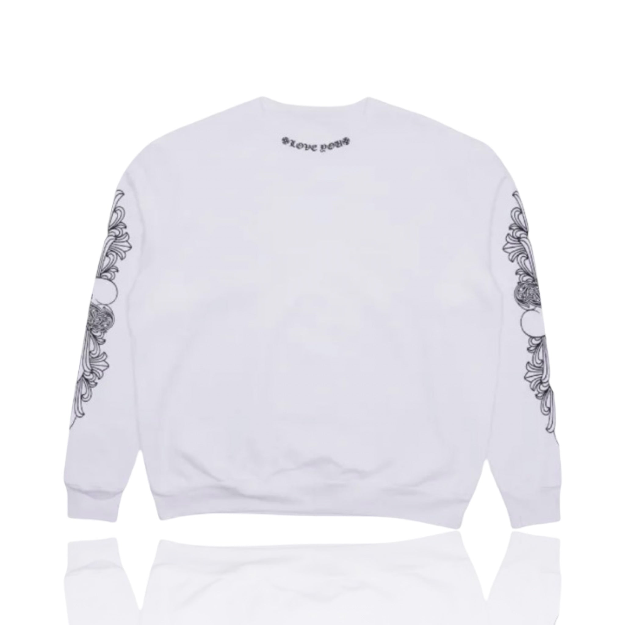 Chrome Hearts Love You Crewneck White