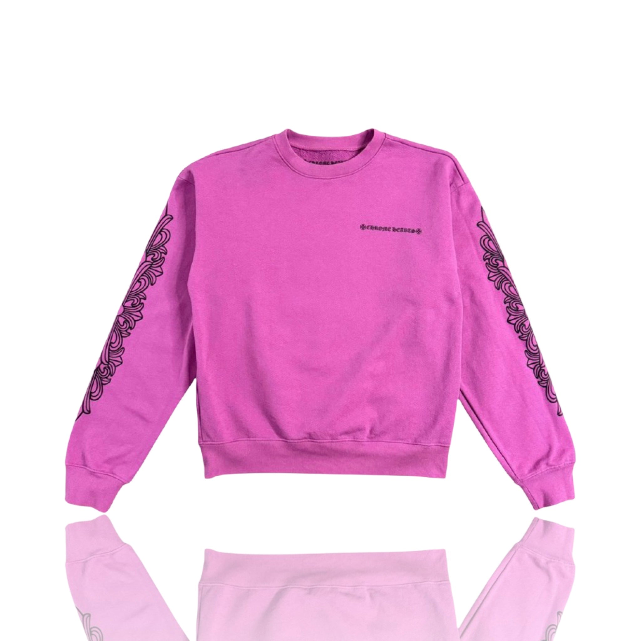 Chrome Hearts Purple Spider Web Crewneck