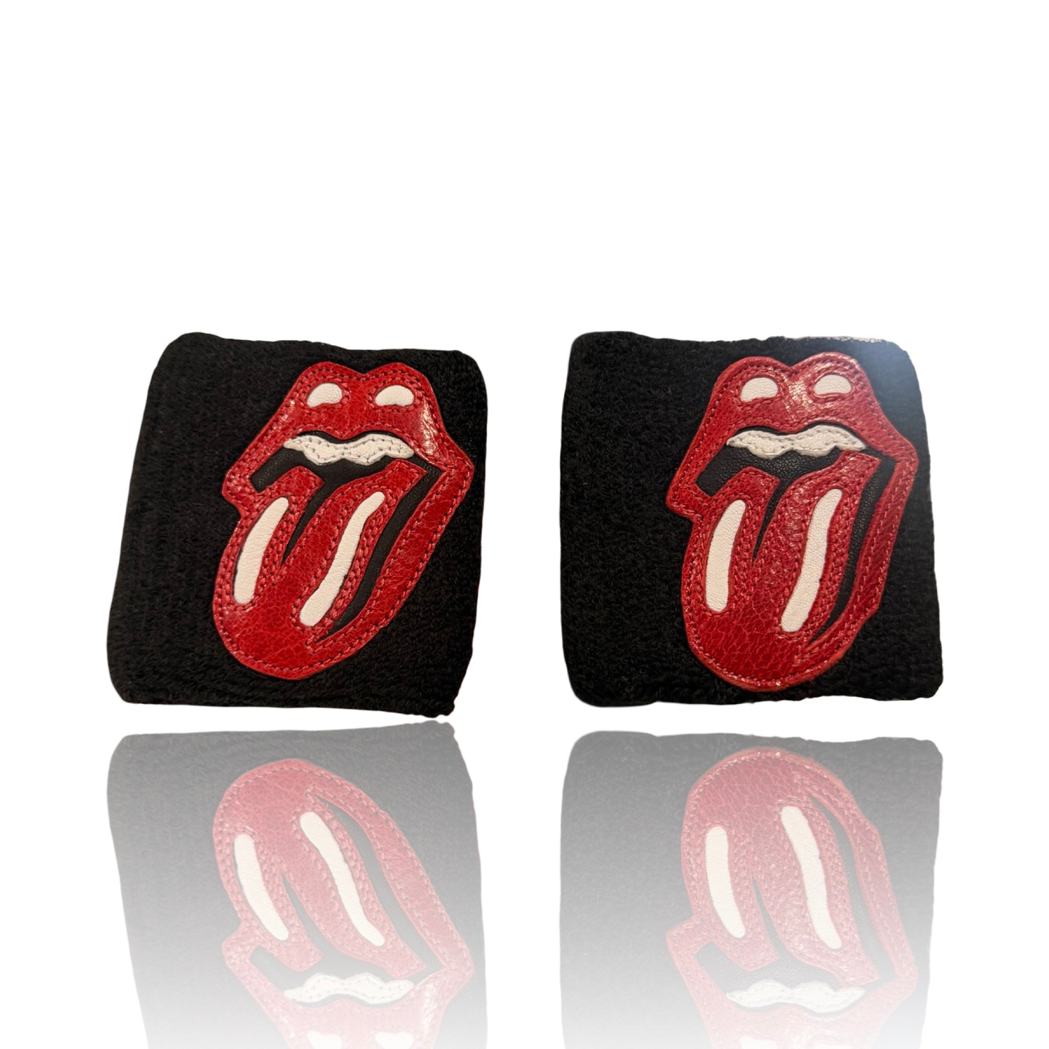 Chrome Hearts Rolling Stone Leather Wristband