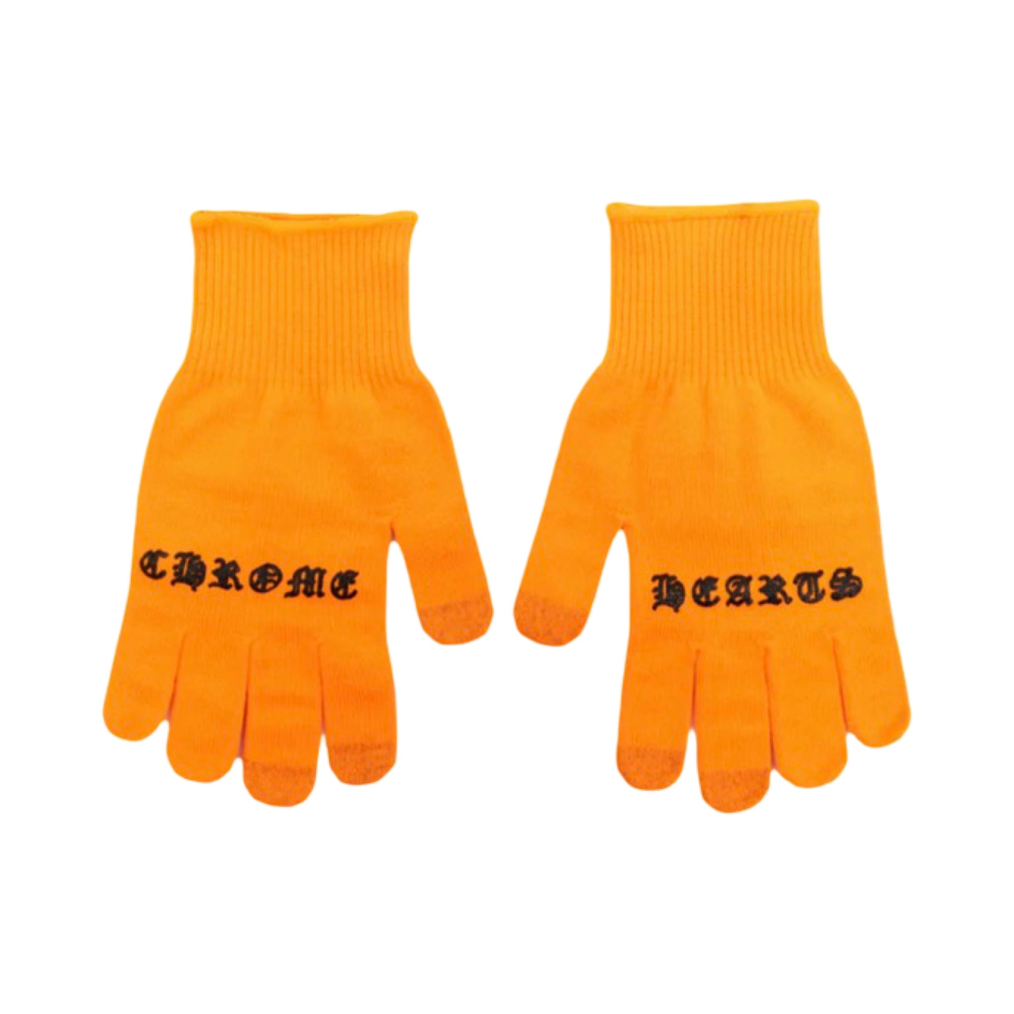 Chrome Hearts Orange Worker Gloves